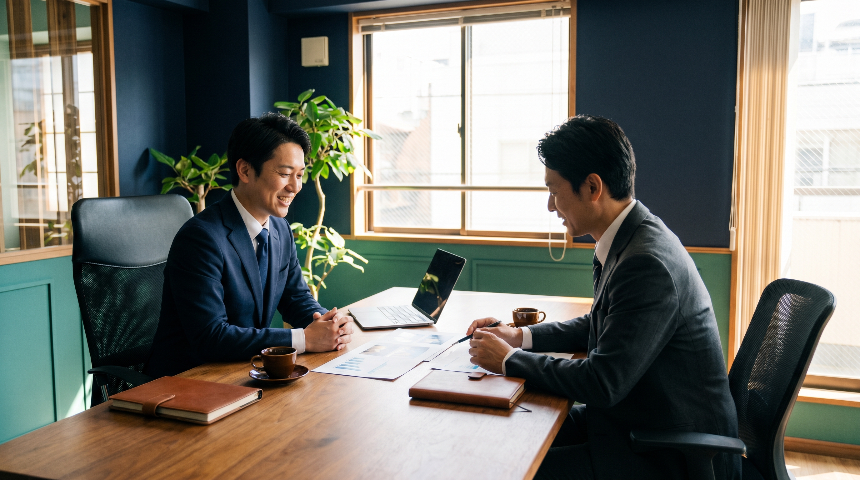 仮想通貨に強い税理士に相談する個人投資家のイメージ